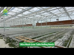 Bancadas Rolantes de Malha de Arame Ajustáveis 4x8 Mesa de Fluxo e Refluxo