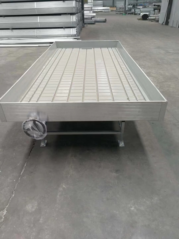 Cresça o banco de Tray Rolling Ebb And Flow da inundação da tabela para a plântula da estufa da flor