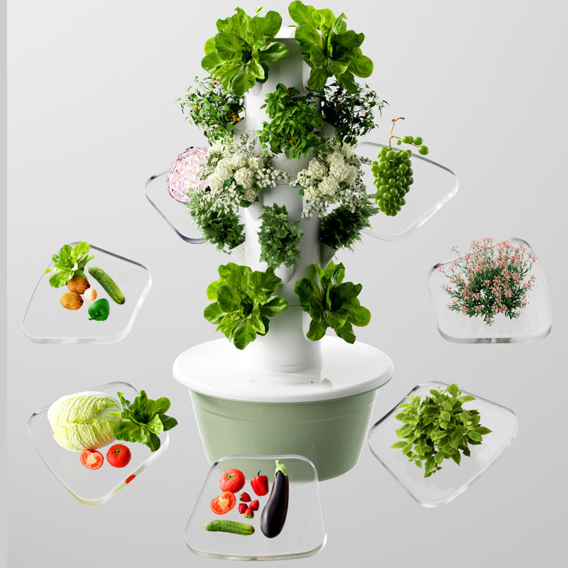 Customizado 5/7/9 camadas sistema hidropônico sem solo torre de crescimento para agricultura interior