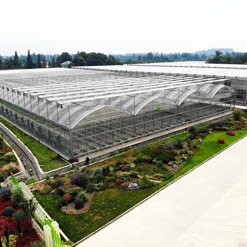Filtro de plástico durável galvanizado a quente de aço multiespan Estufas agrícolas para frutas
