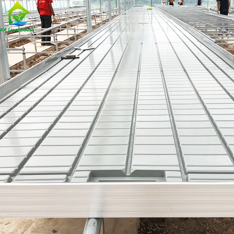 Ebb Flow Custom Double Layers Flood Grow Table Seedbed Rolling Bench Móvel e adequado para flores