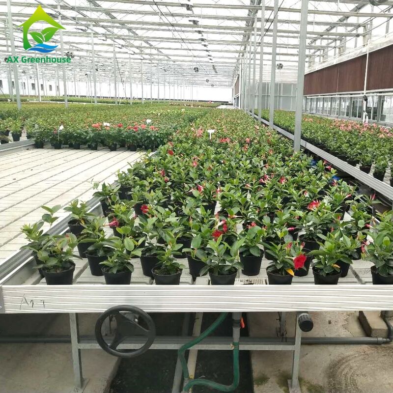 Bancada Comercial de Alumínio para Fluxo e Refluxo com Altura Ajustável e Bandeja PP/ABS Integrada para Estufas